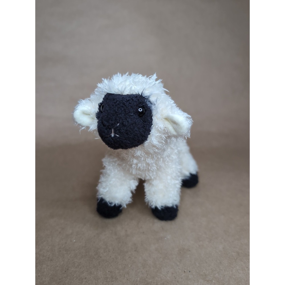 Douglas 5" Clementine Little Lamb 2012 Stuffed Baby Sheep #1501 White Black